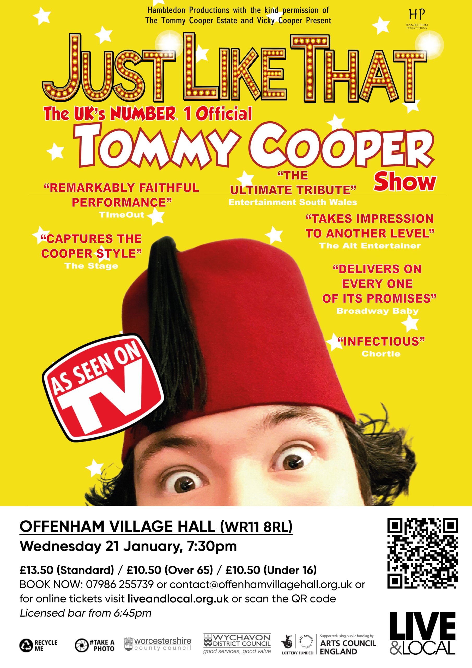 THE TOMMY COOPER SHOW JUST LIKE THAT