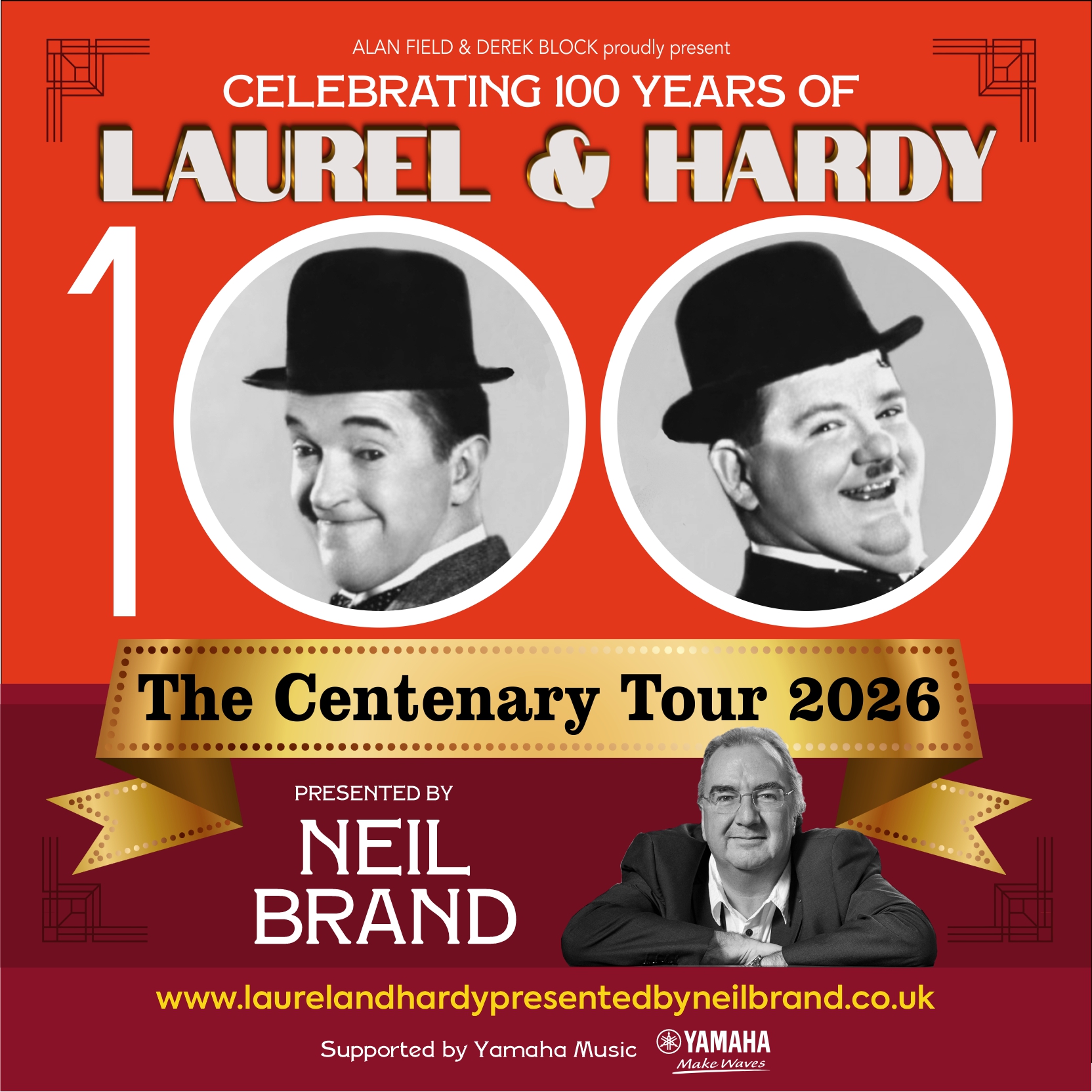 Celebrating 100 years of Laurel & Hardy –  The Centenary Tour 2026